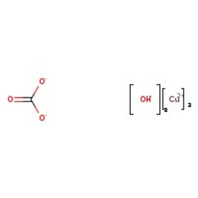 Copper(II) carbonate basic, pure, 54-56% Cu