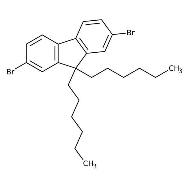 9,9-Di-n-hexyl-2,7-dibromofluorene, 98%