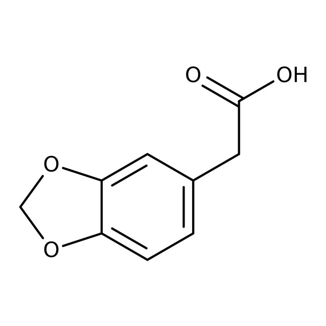 3,4-(Methylenedioxy)phenylacetic acid, 98.5+%