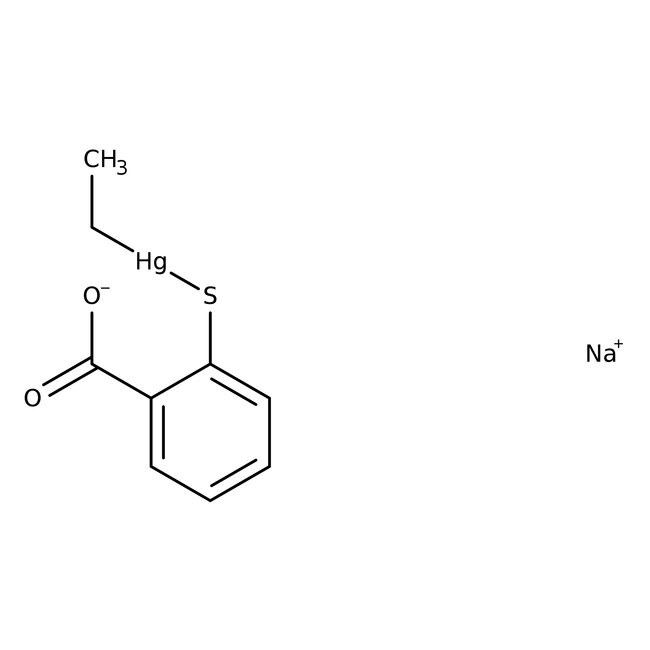 Ethylmercurithiosalicylic acid, sodium salt, 97.0-101.0%