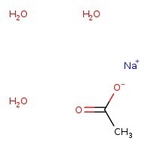 Acetic acid, sodium salt trihydrate, 99+%, for biochemistry