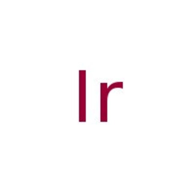 Iridium foil, 0.25mm (0.01in) thick, hard, 99.8% (metals basis)