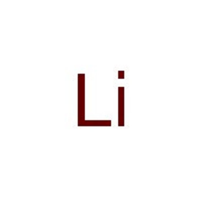 Lithium standard solution, for AAS, 1 mg/ml Li in 2% HCl