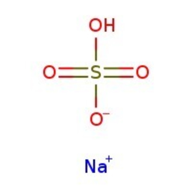 Sodium hydrogen sulfate, anhydrous, 90+%, remainder mainly sodium sulfate