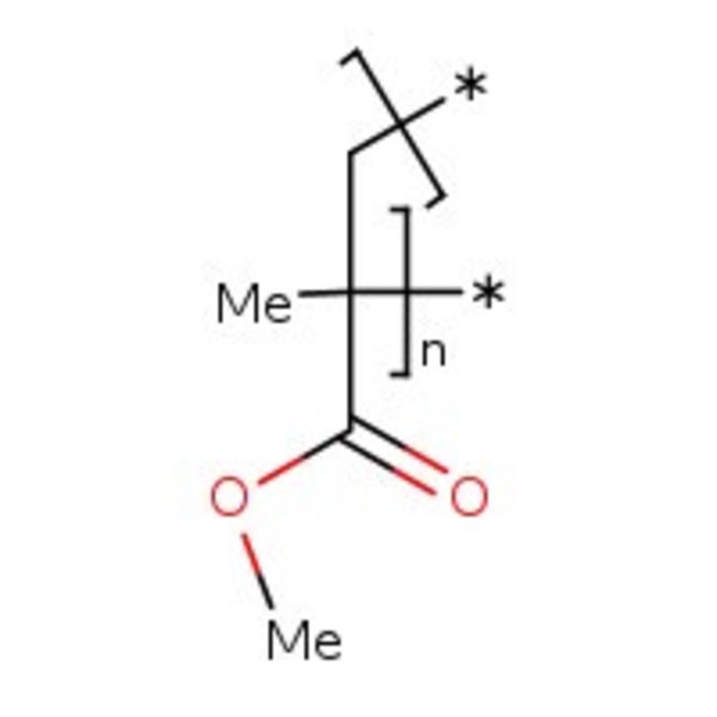 Poly(methyl methacrylate), sec. stand., approx. M.W. 90,000, fine granules