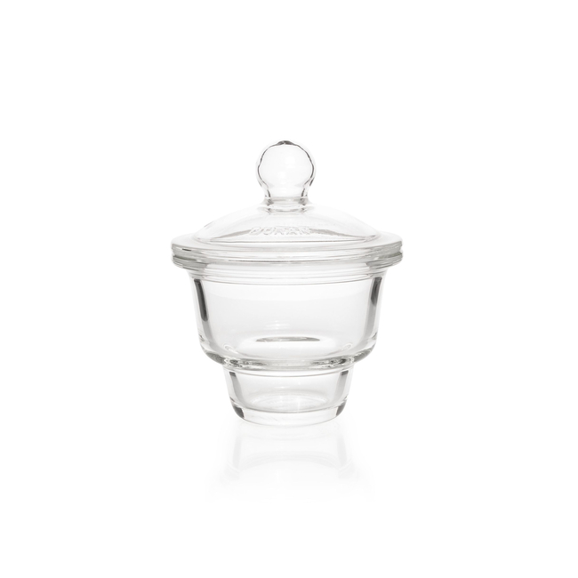 DURAN&trade; Desiccator, with flat flange, no connection, with knobbed lid