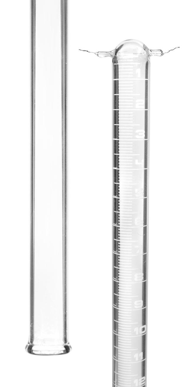 Glass Eudiometer Tube with Platinum Electrodes