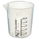 Nalgene&trade; Polypropylene Griffin Low-Form Plastic Beakers