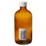 I-Chem&trade; Boston Round Narrow-Mouth Amber Glass Bottles with Closure