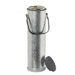 Lab Grade Cylindrical Dewar Flask with Aluminum Housing and Handle