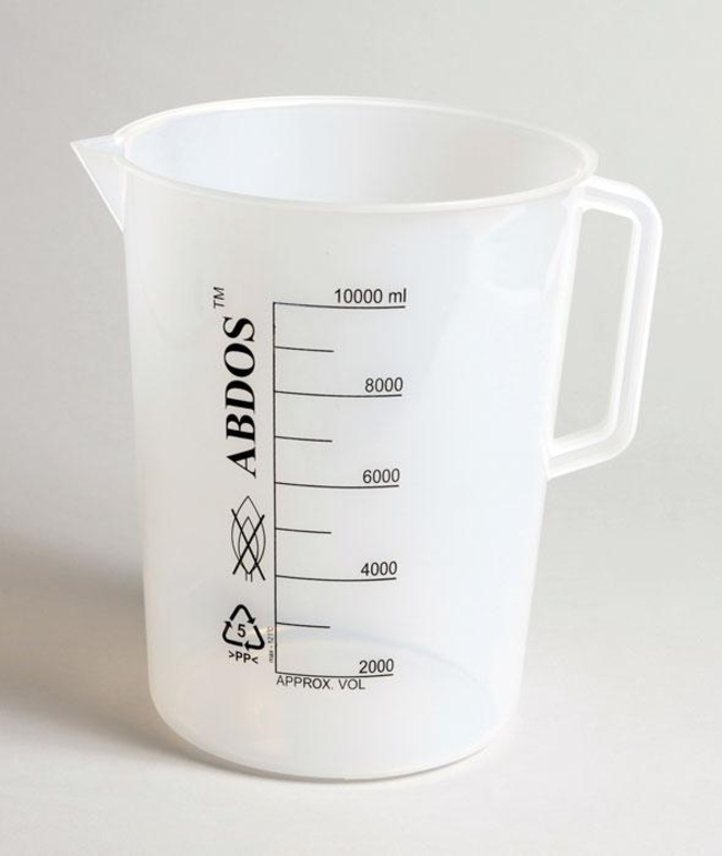 Graduated Polypropylene Pitchers with Handle
