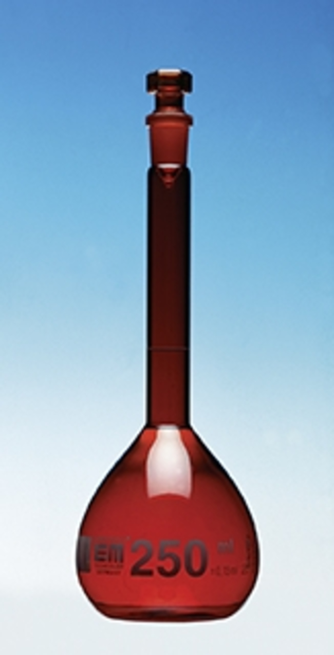 Class A Volumetric Flasks, Amber Glass