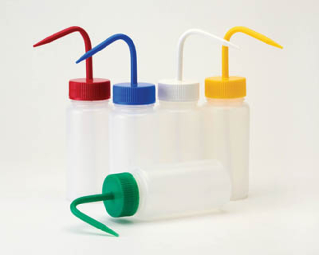 Azlon&trade; LDPE Wide Neck Wash Bottles