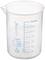 Reusable Polypropylene Low-Form Beakers, Graduated