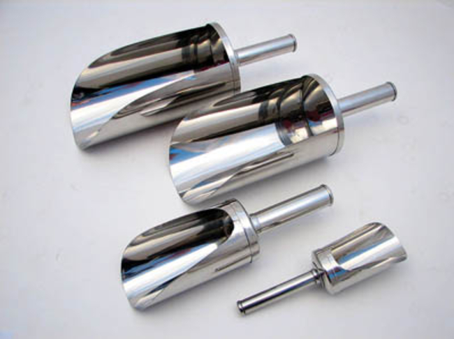 Stainless Steel Cylindrical Scoops