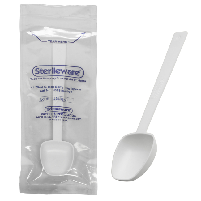 Sterileware&trade; Sterile Styrene Sampler Spoons