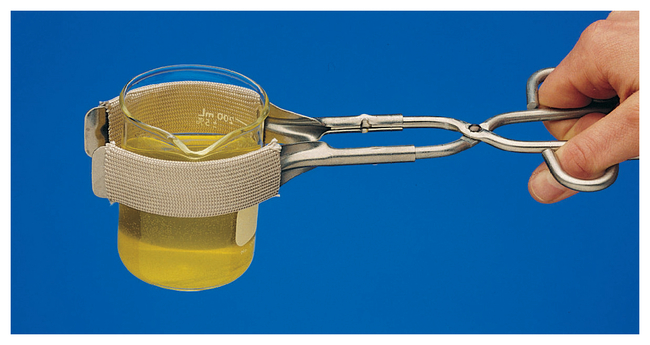 Beaker Tongs with Fiberglas-Covered Jaws