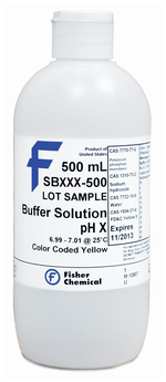 Buffer Solution, pH 4.00, Color-Coded Red (Certified), Fisher Chemical&trade;