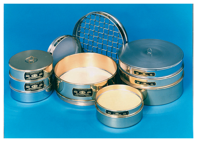 U.S. Standard Stainless Steel Sieves, 8 in. dia. x 2 in.D