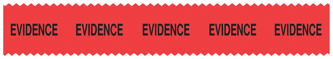 Red SIRCHMARK&trade; Evidence Tape