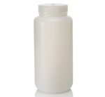 Nalgene&trade; Wide-Mouth HDPE Economy Bottles with Closure: Bulk Pack