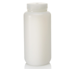 Nalgene&trade; Wide-Mouth HDPE Economy Bottles with Closure: Bulk Pack